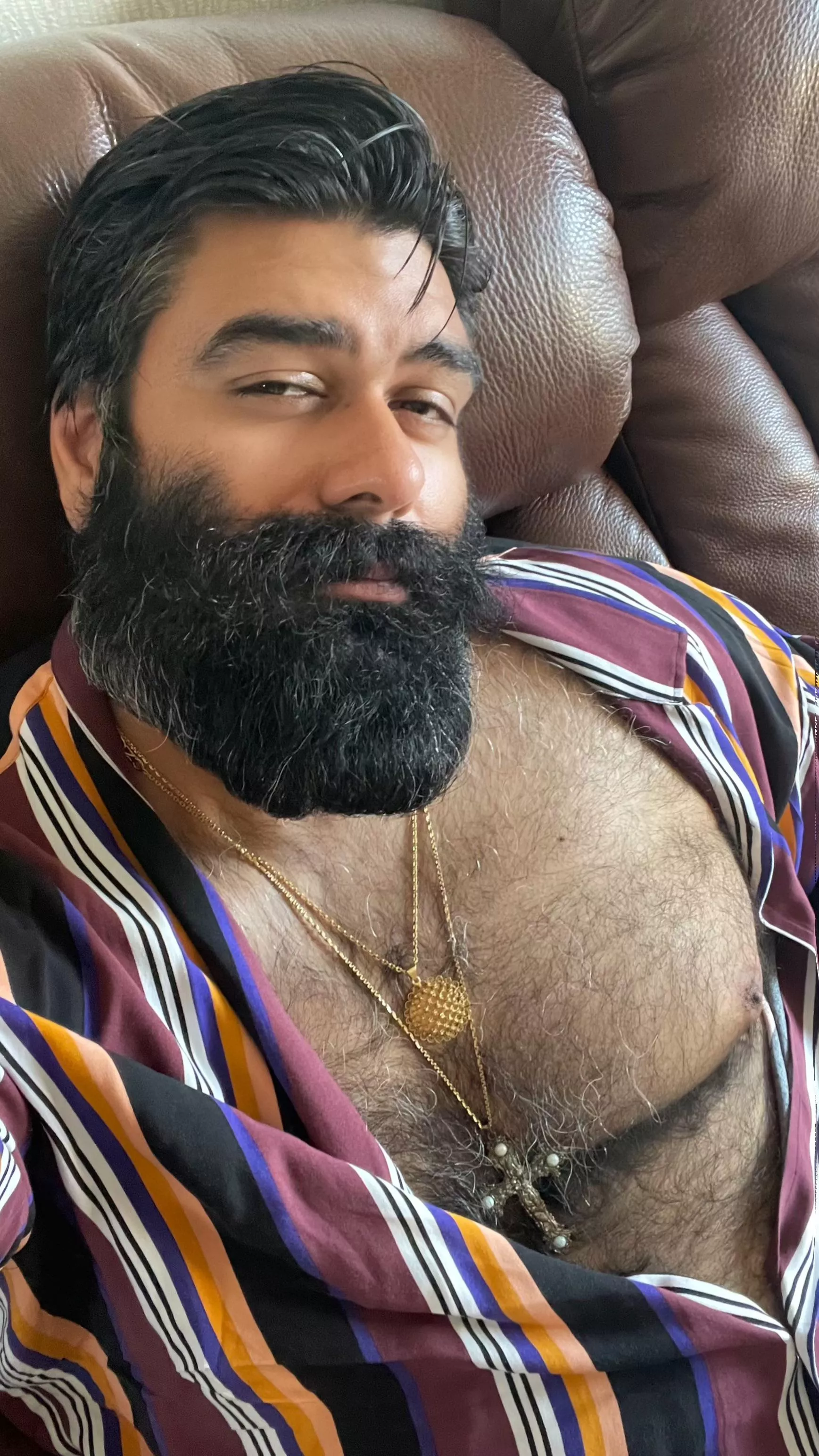 Just combed my chest hairs back into place, hashtag living my best life