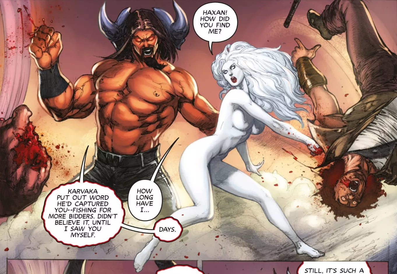 Lady Death and Haxan [Lady Death: Oblivion Kiss]