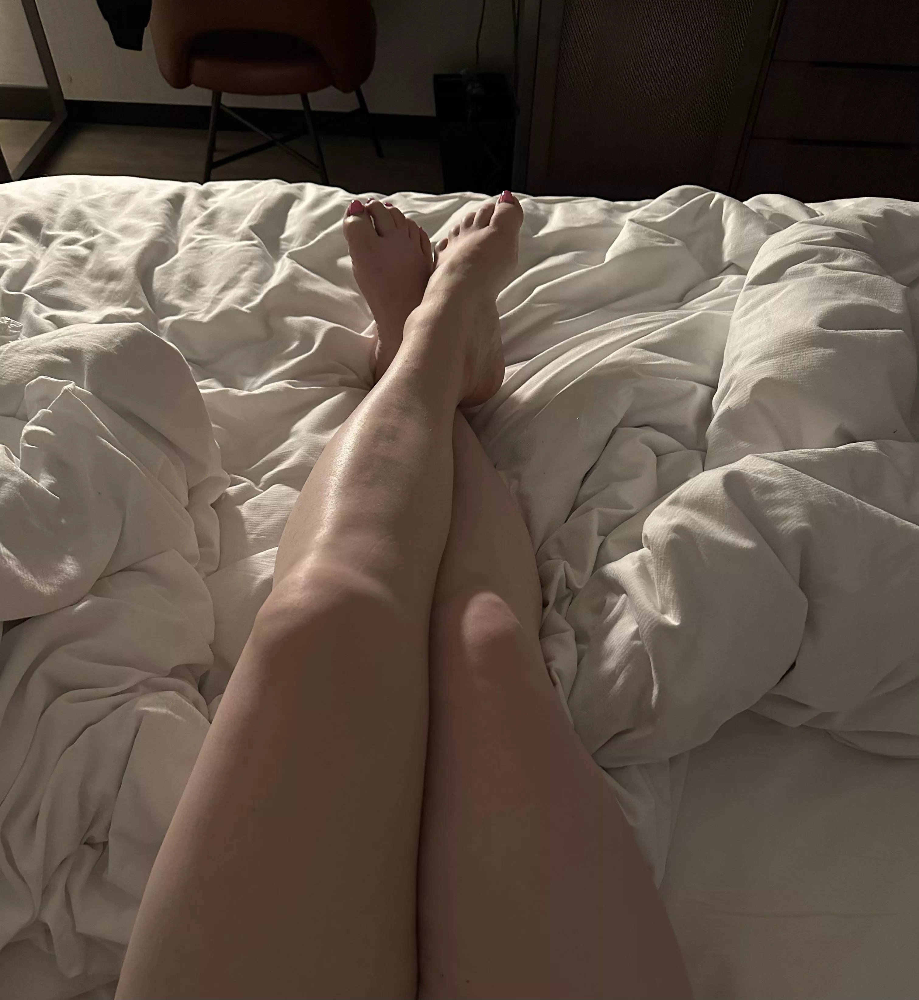 My legs would look better wrapped around your face…