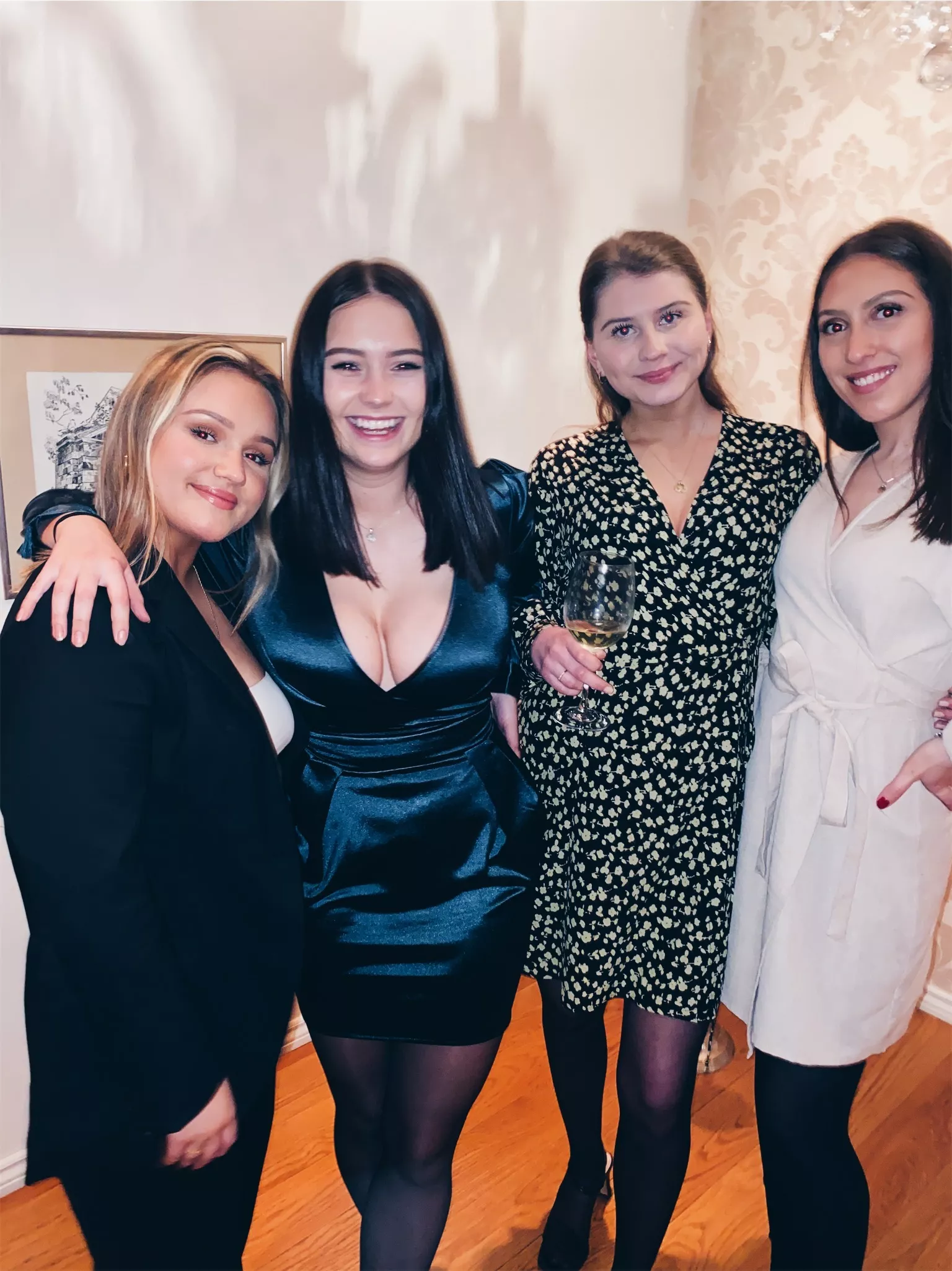 Only one showing them off