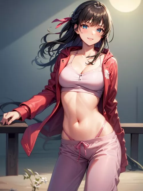 Pink Combo+ Red Jacket