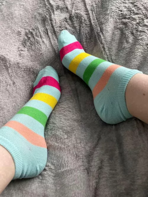 Rainbow stripes for sale 🌈 Let me know what you think! $10 with shipping included