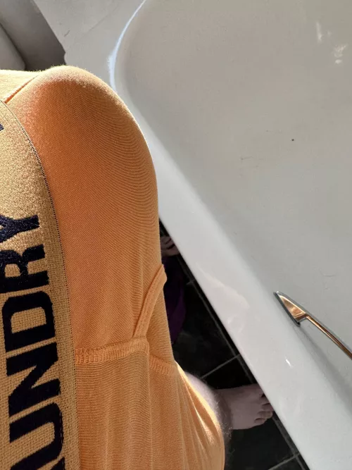 Saturday morning hard dick bulge in my boxers