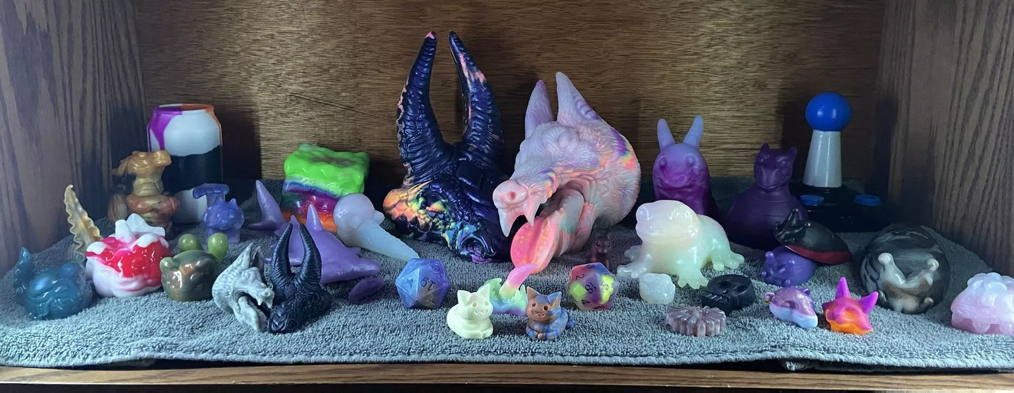 Set up my 'Squishy' shelf after moving months ago... 😻