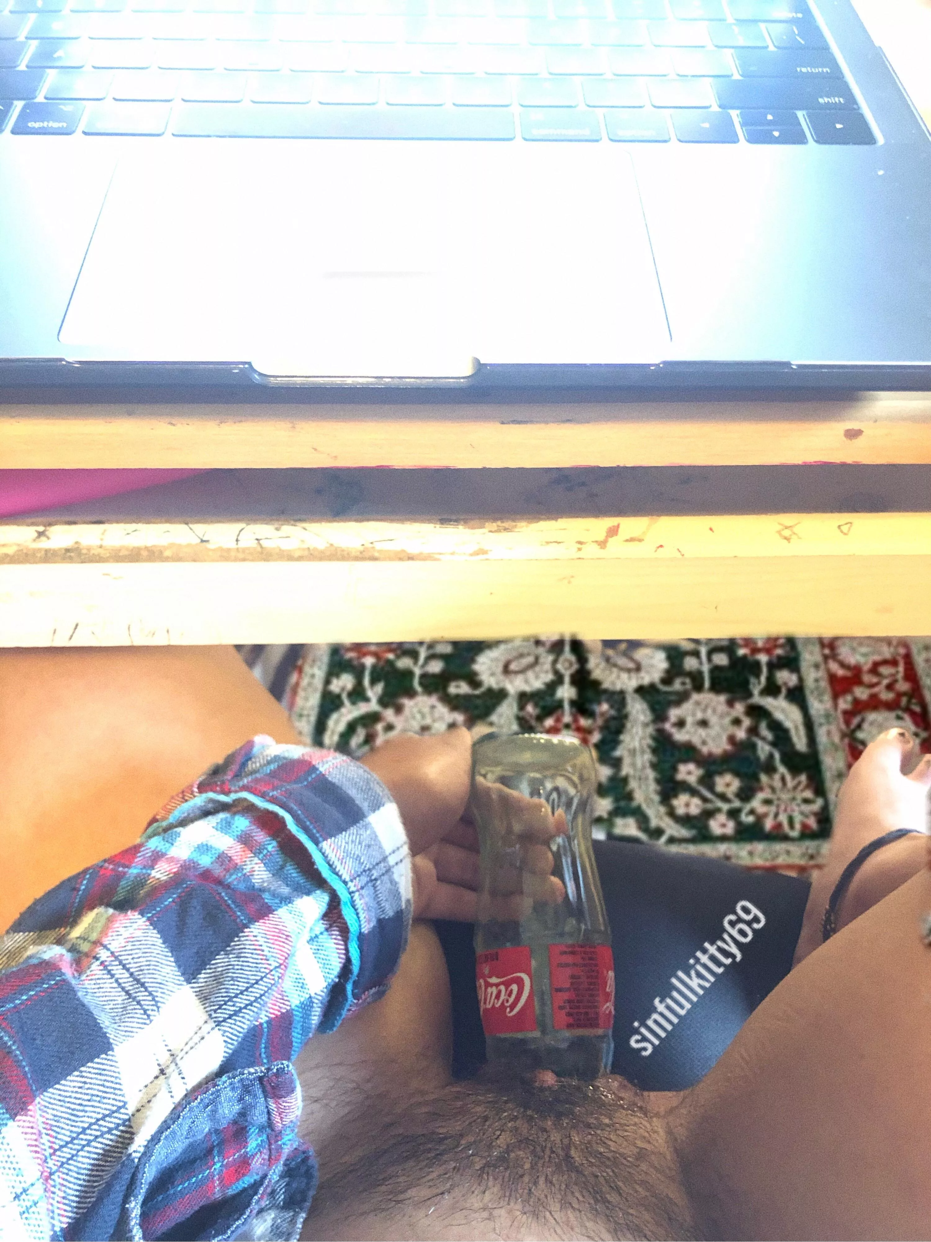 Share a coke while in Zoom class