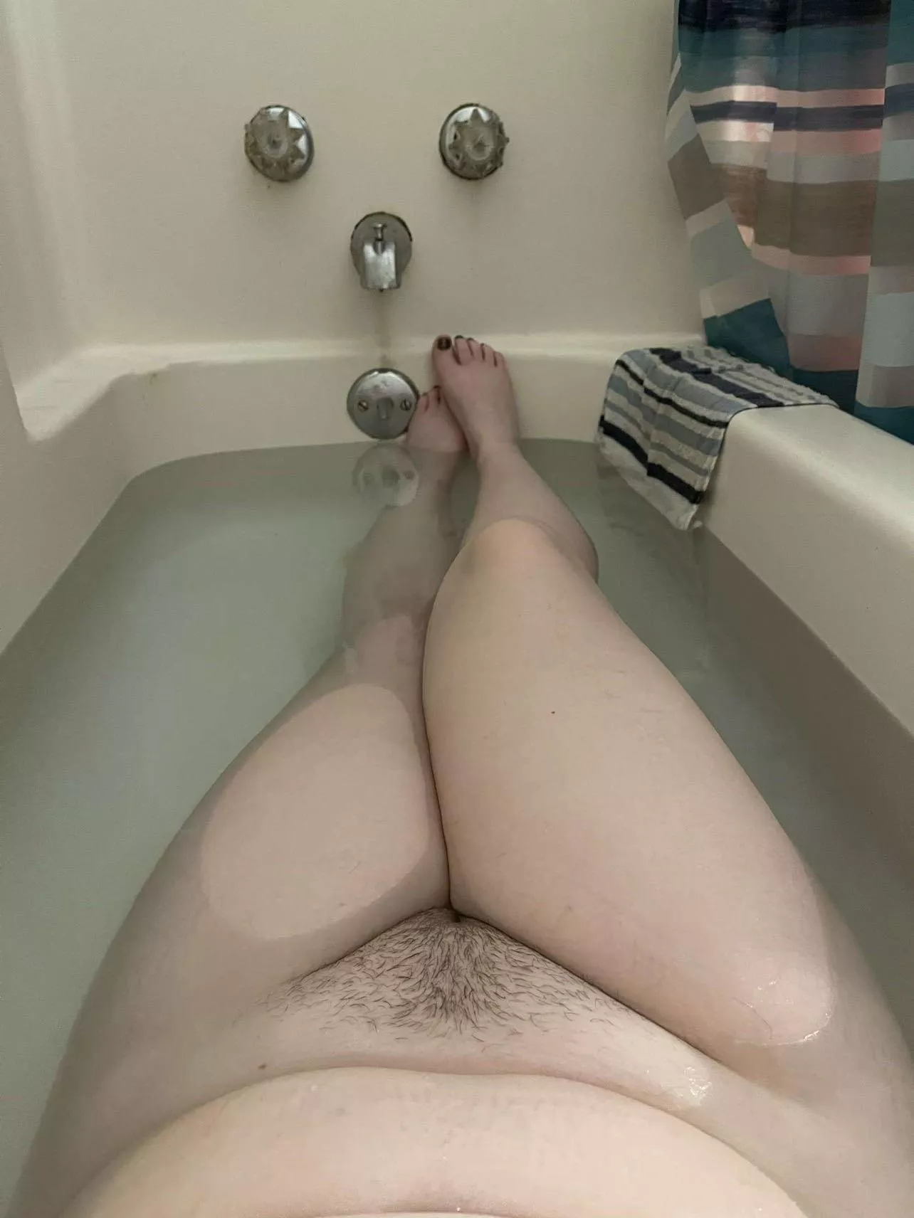 She sits above the water ;)