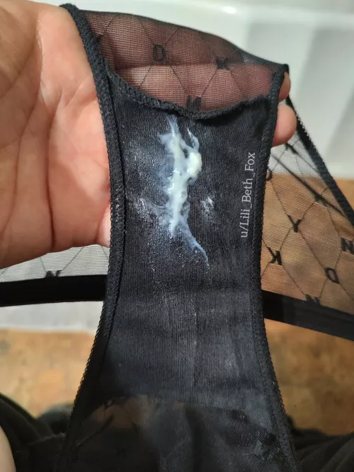 Soaked this sweet meshy pair!