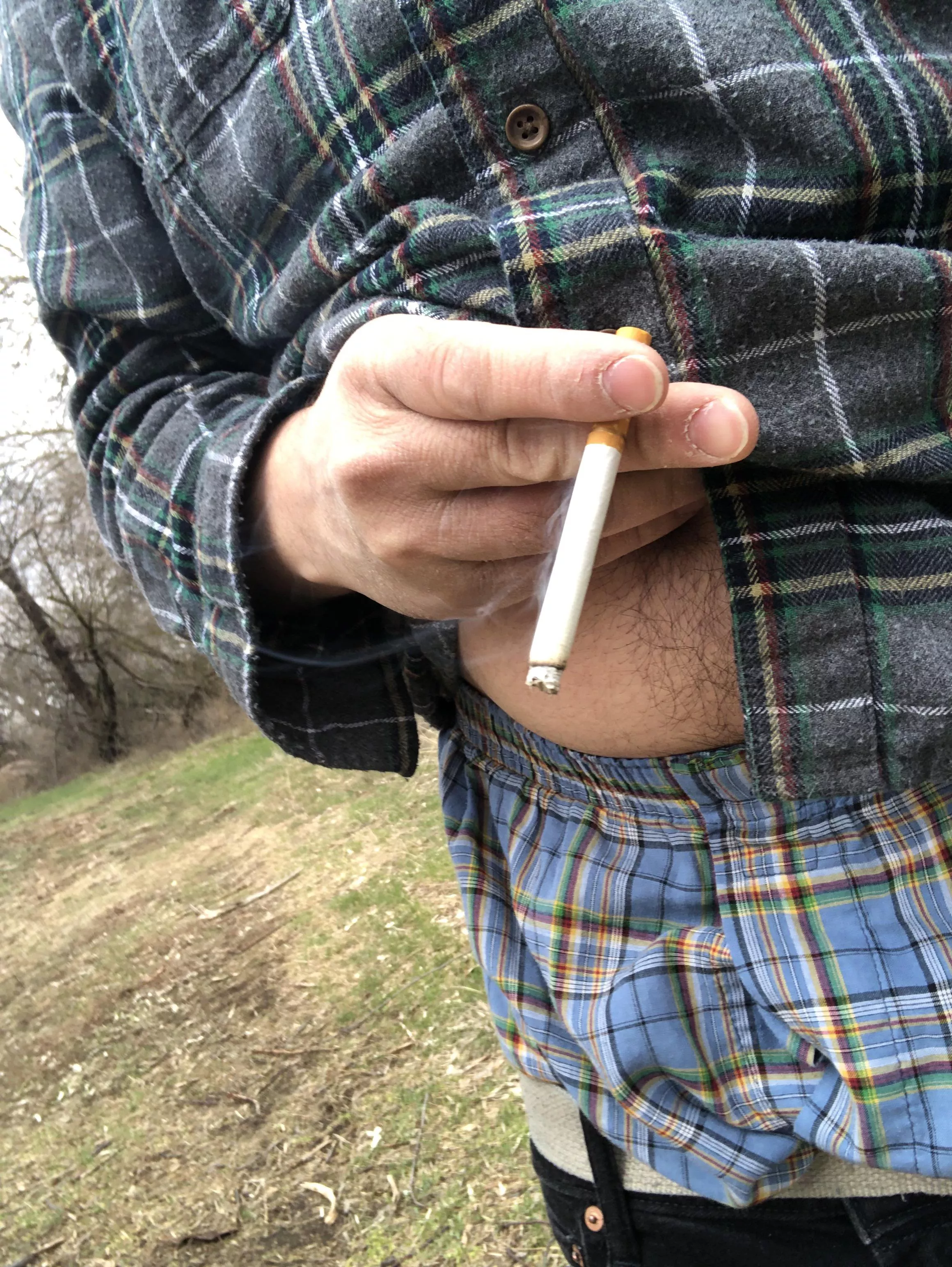 Sorry for weird angle, but today’s boxers / sag