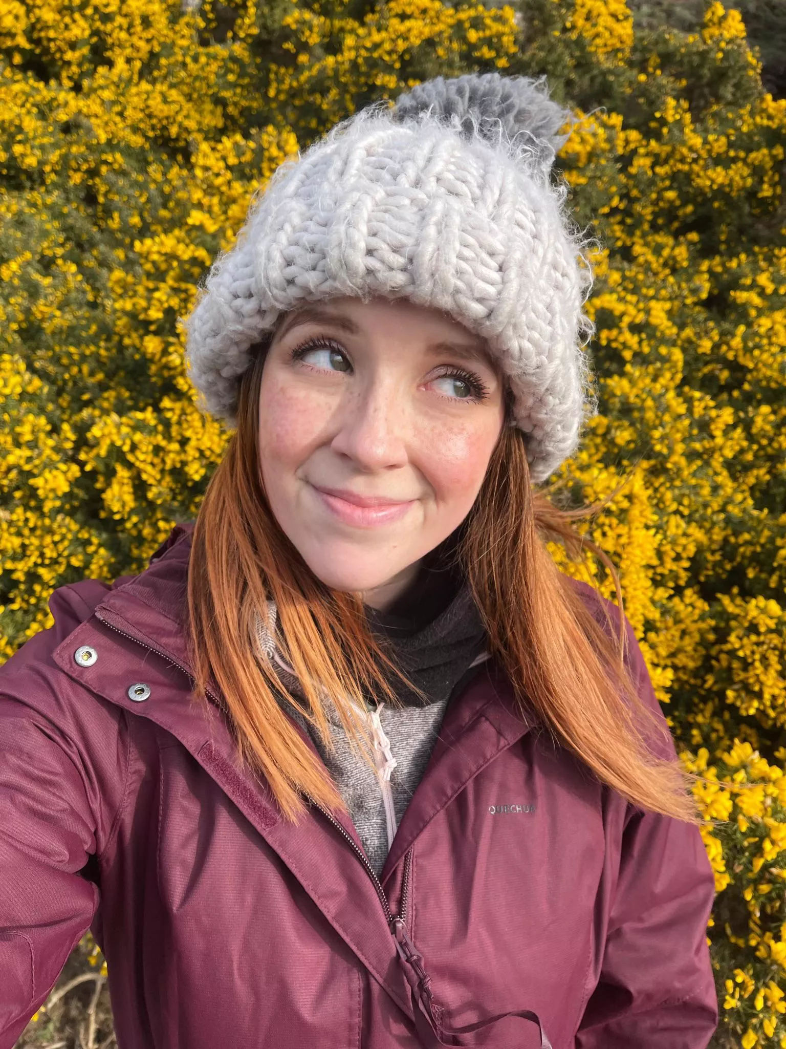 The sun was really showing off on my hike!