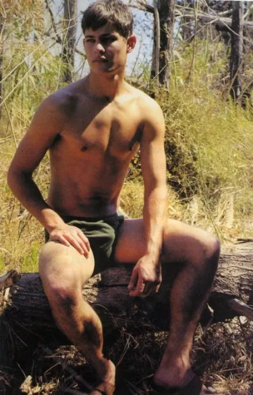 Vintage green briefs