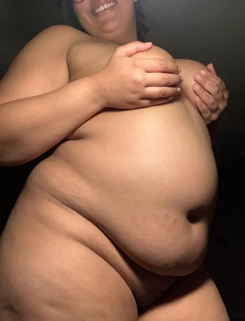 Warm, soft pizza belly!