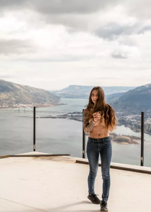 Went outside to appreciate the view and saw the new neighbors