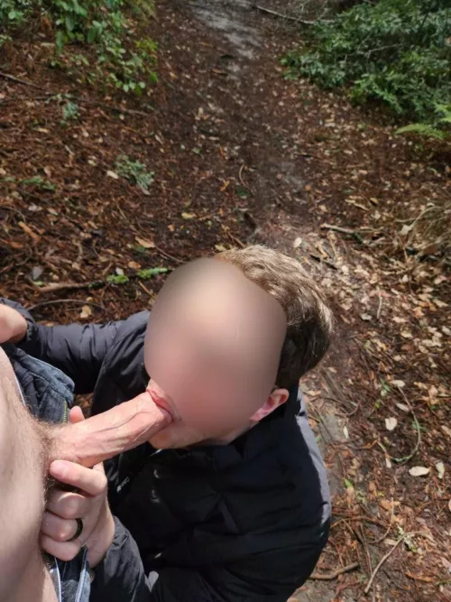 When you get just a little too horny on your hike