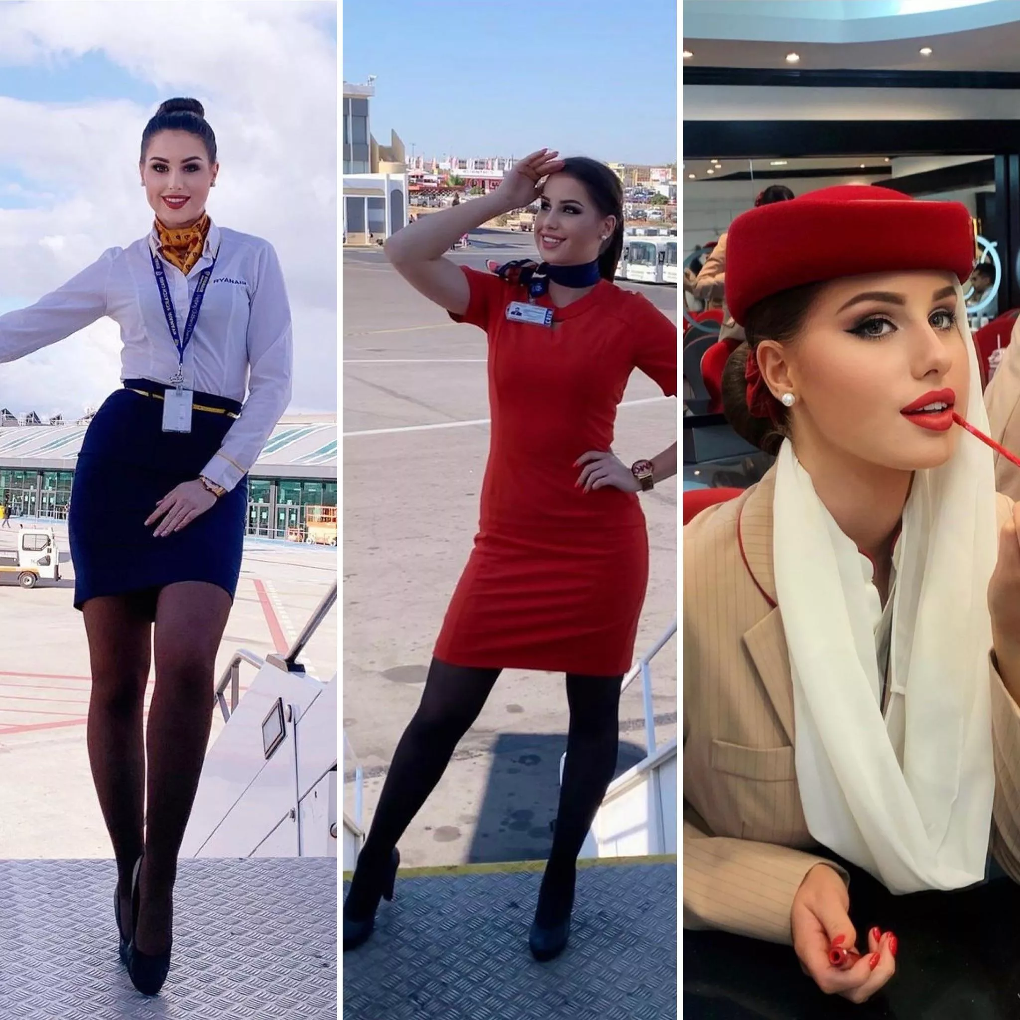 Which uniform looks best on her?