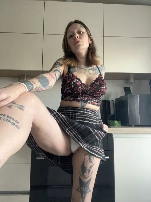 Would you let me take off what's under my skirt?
