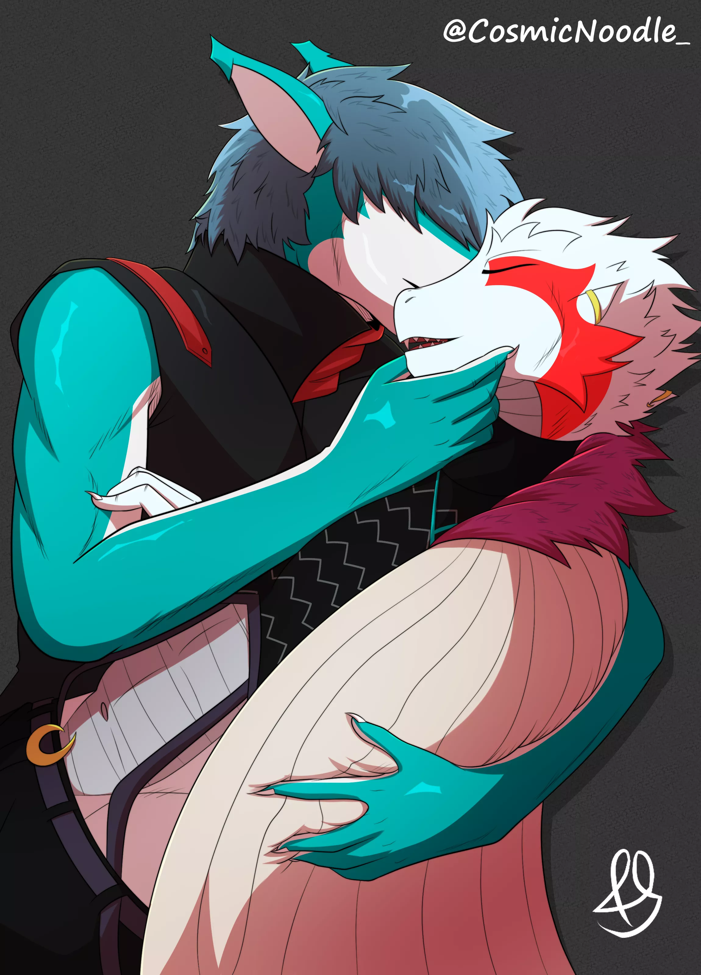 Your honor, they're gay (Art by me @CosmicNoodle_ on twitter)