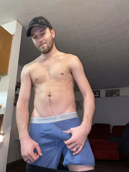 (24) i love wearing my cum stained underwear haha 😛