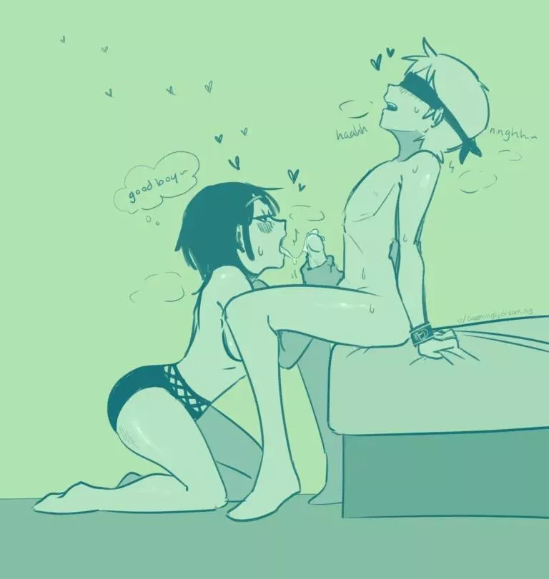 aah~ aah~ your mouth feels so good~