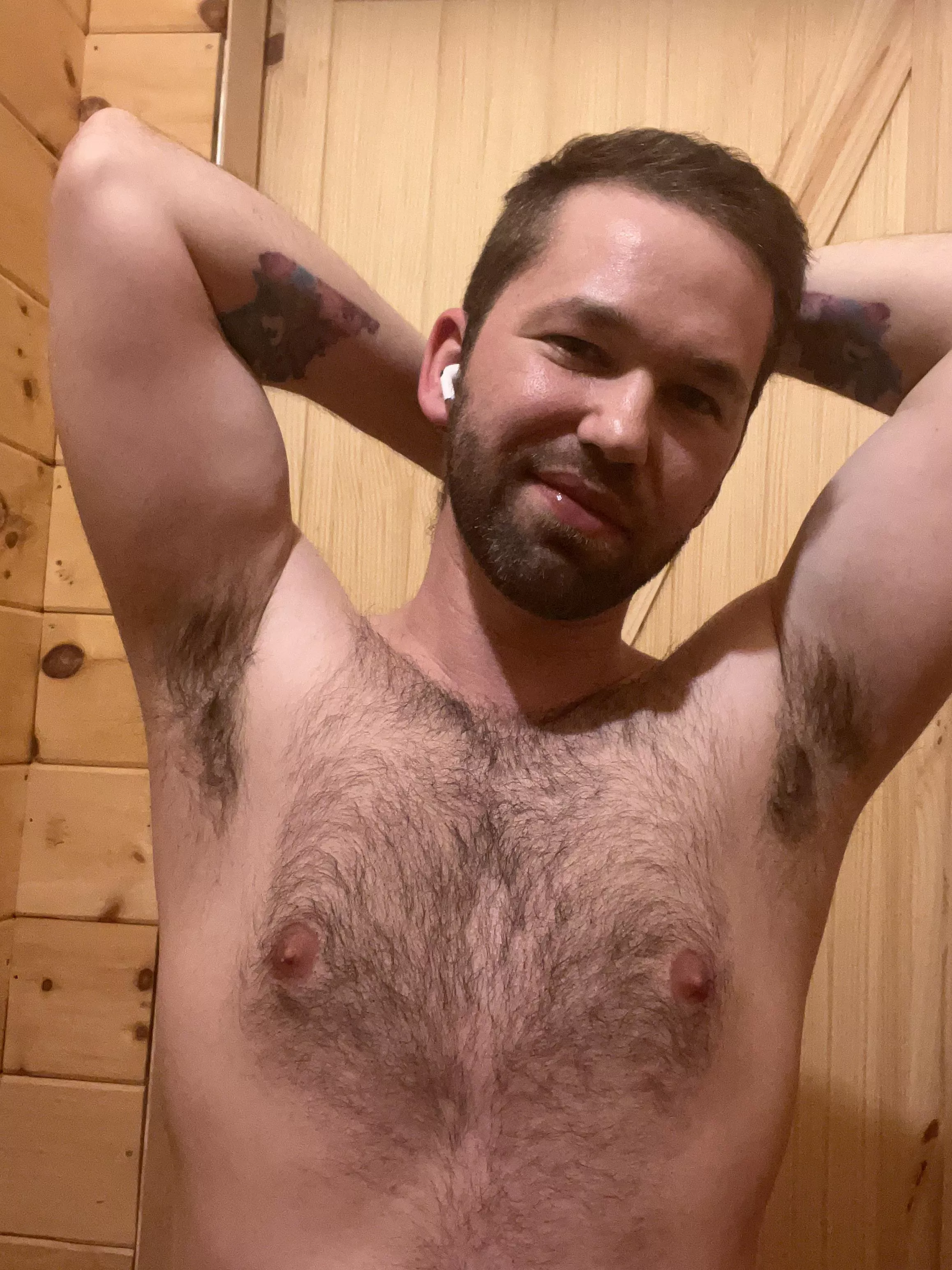 After a quick workout