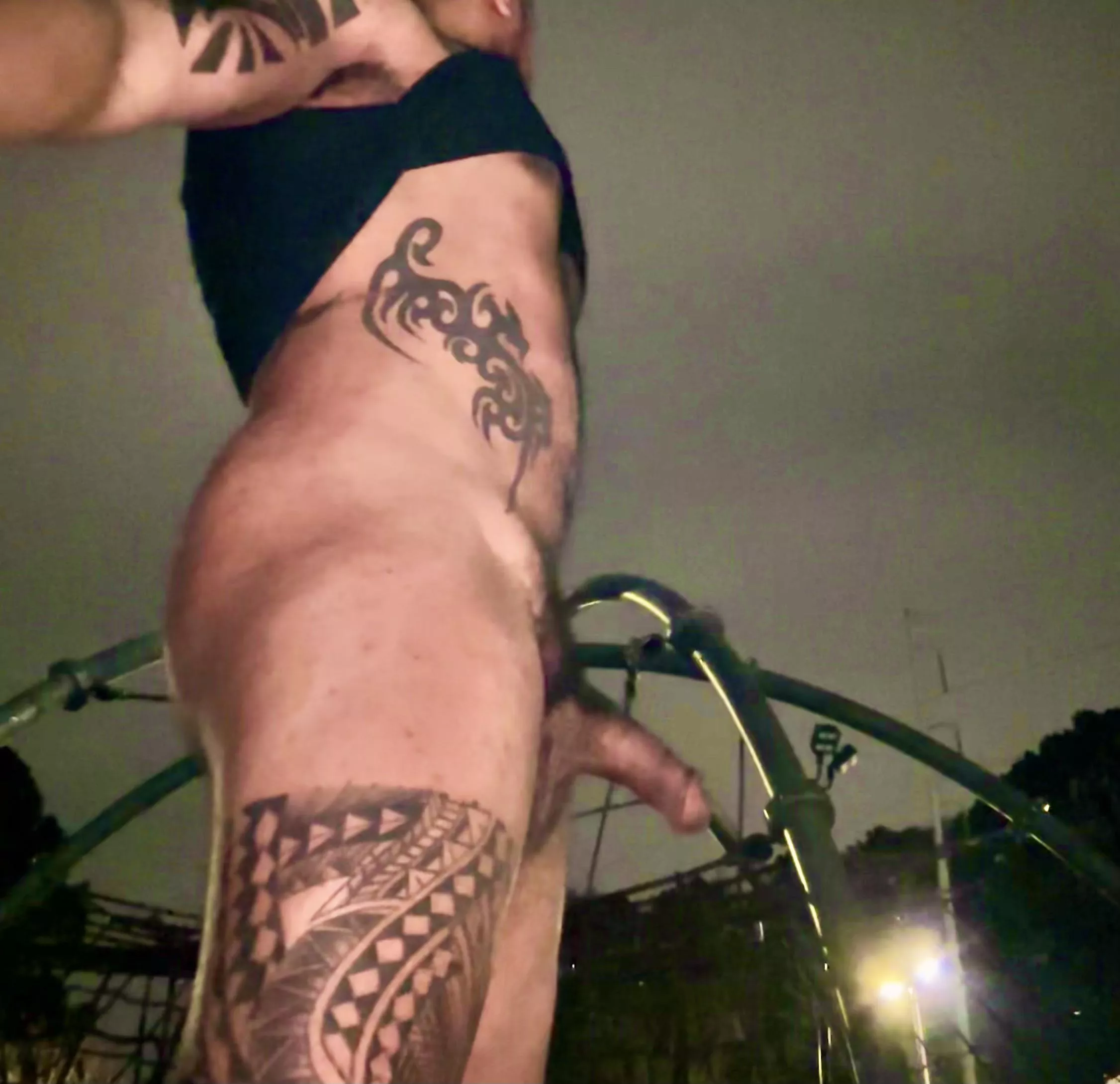 ATL public park flash. Slide/swings cumshot loading…