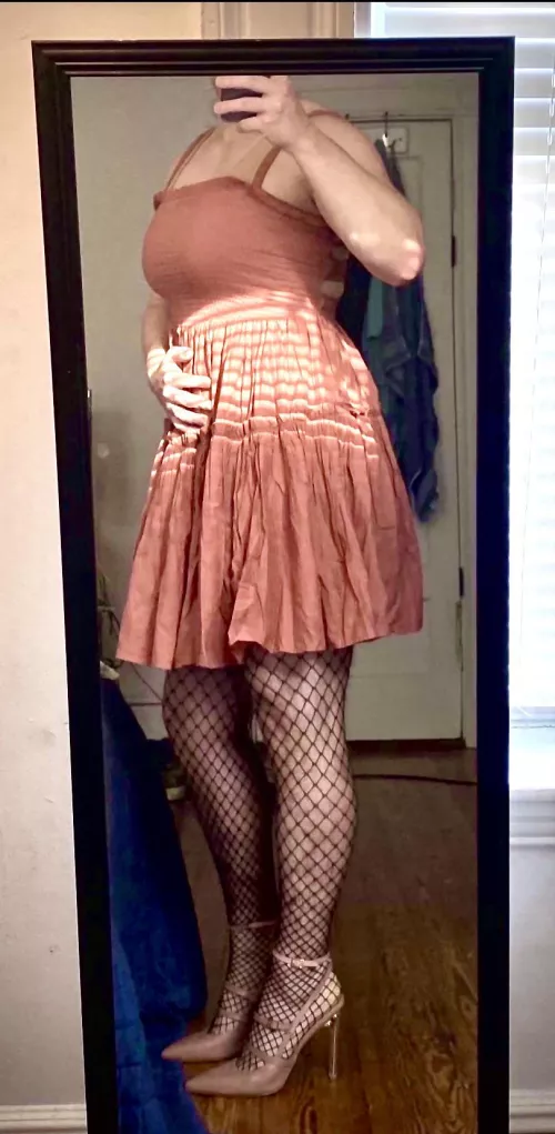 Being a girl feels so right! Would you like to see what’s under my dress?