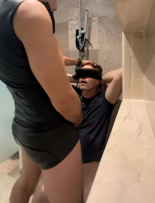 Big cock Latino boy toy humiliating white daddy bitch