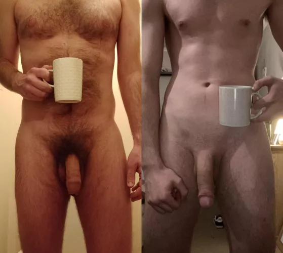 Busy at the cafe this morning, bumped into my mate u/potential_package9 ☕☕😃😃