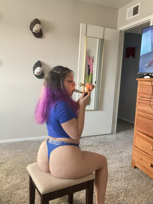 Can we smoke and watch porn? Whoever gets horny first loses