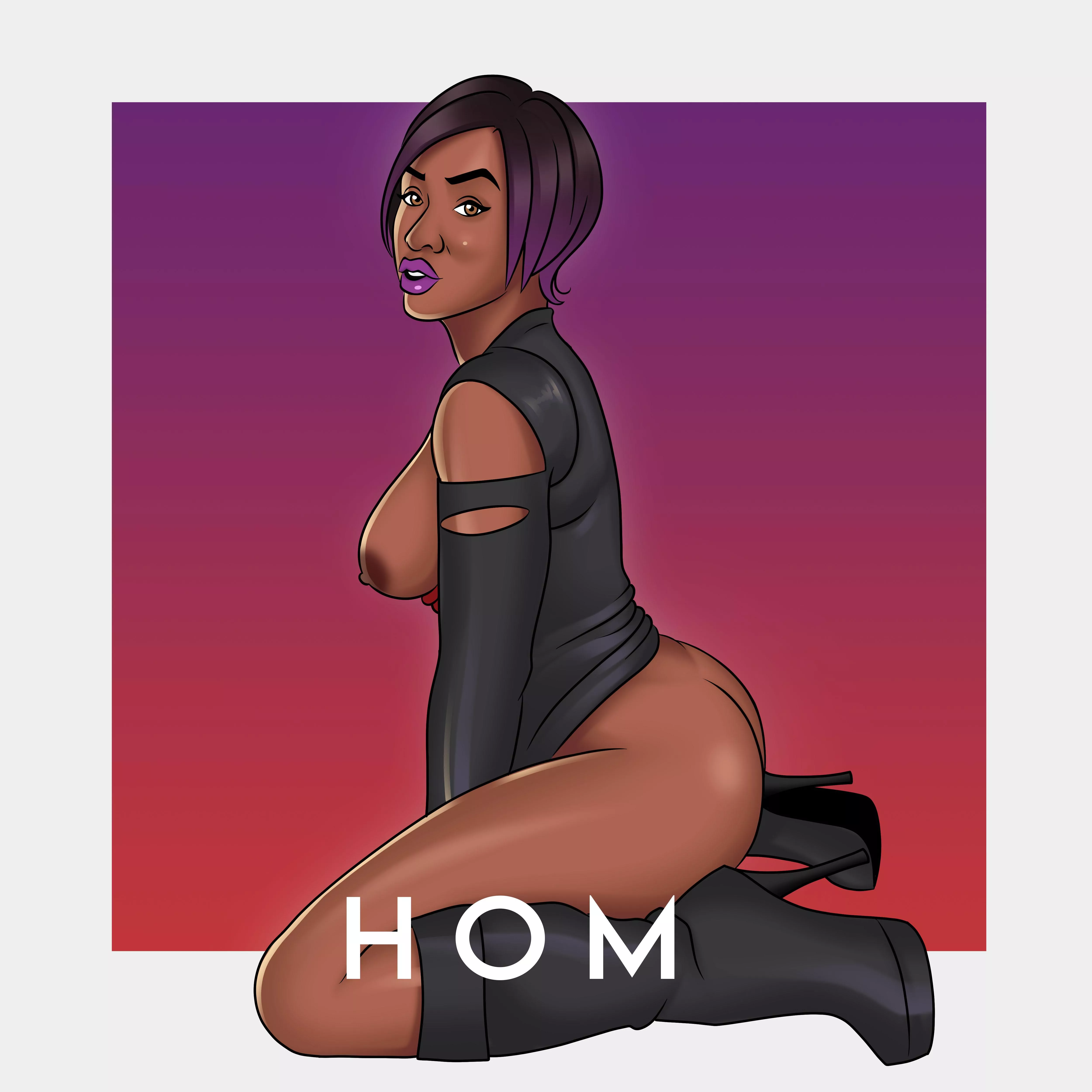 Donna Fornicus, a Dom Mommy I designed for all those who want to loose control to her.