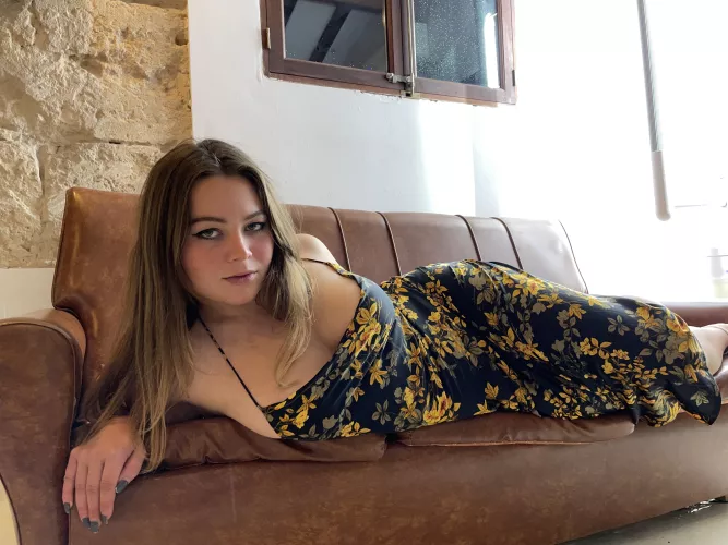 Dress definitely goes with the makeup