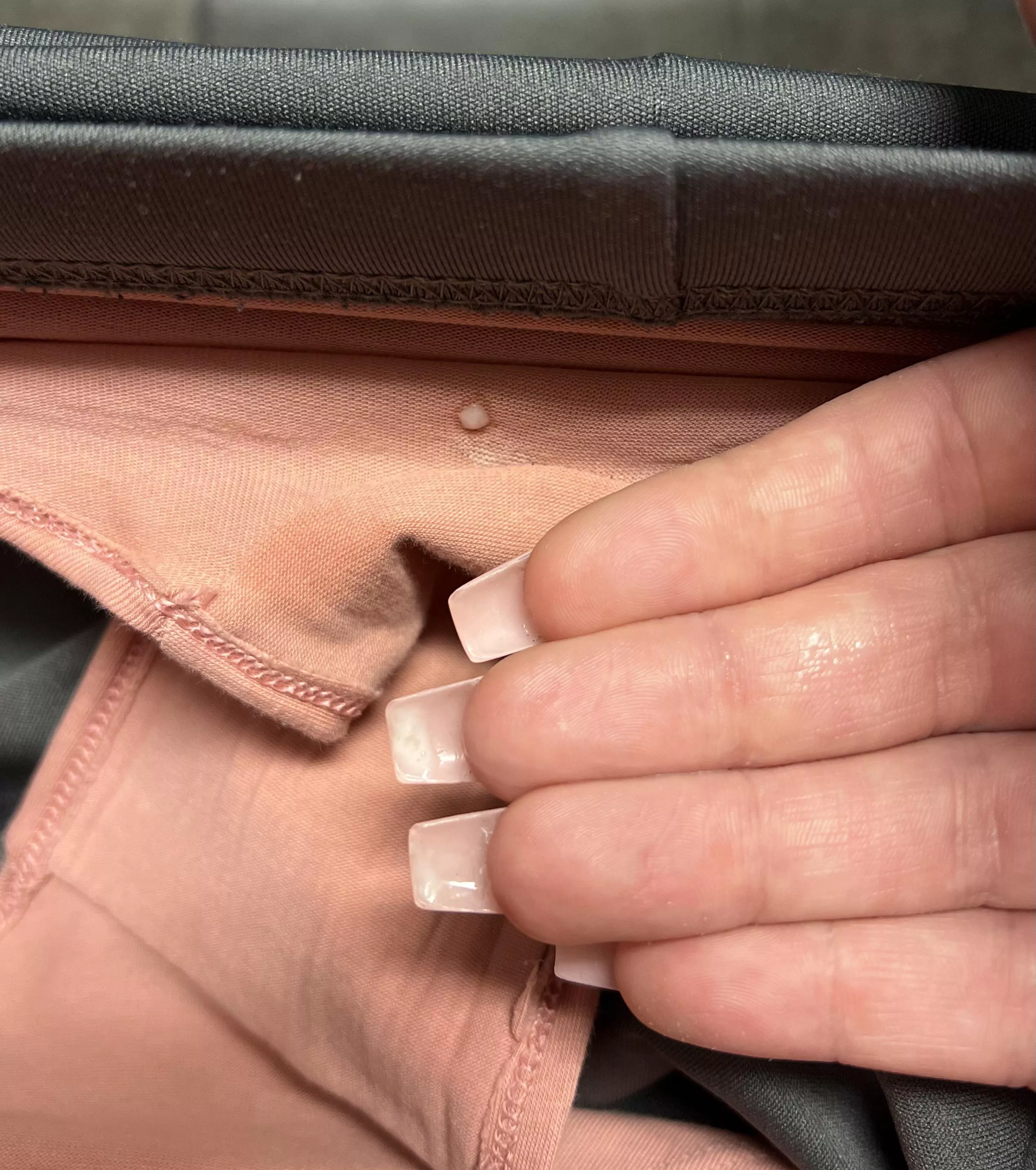 Dripped right off my fingertips into my panties