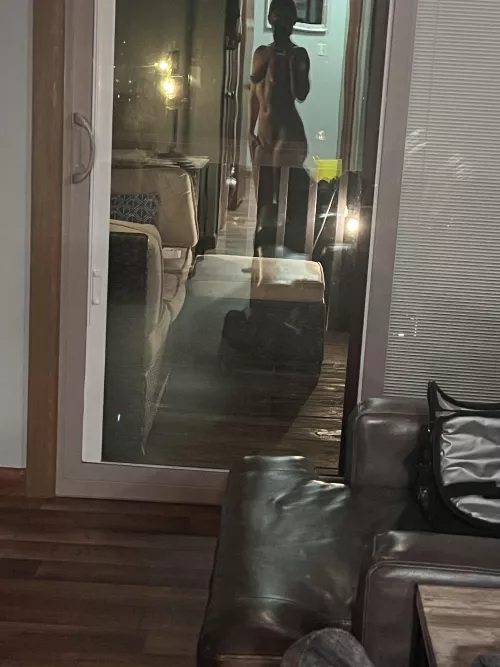 Hoping no one’s outside… or not