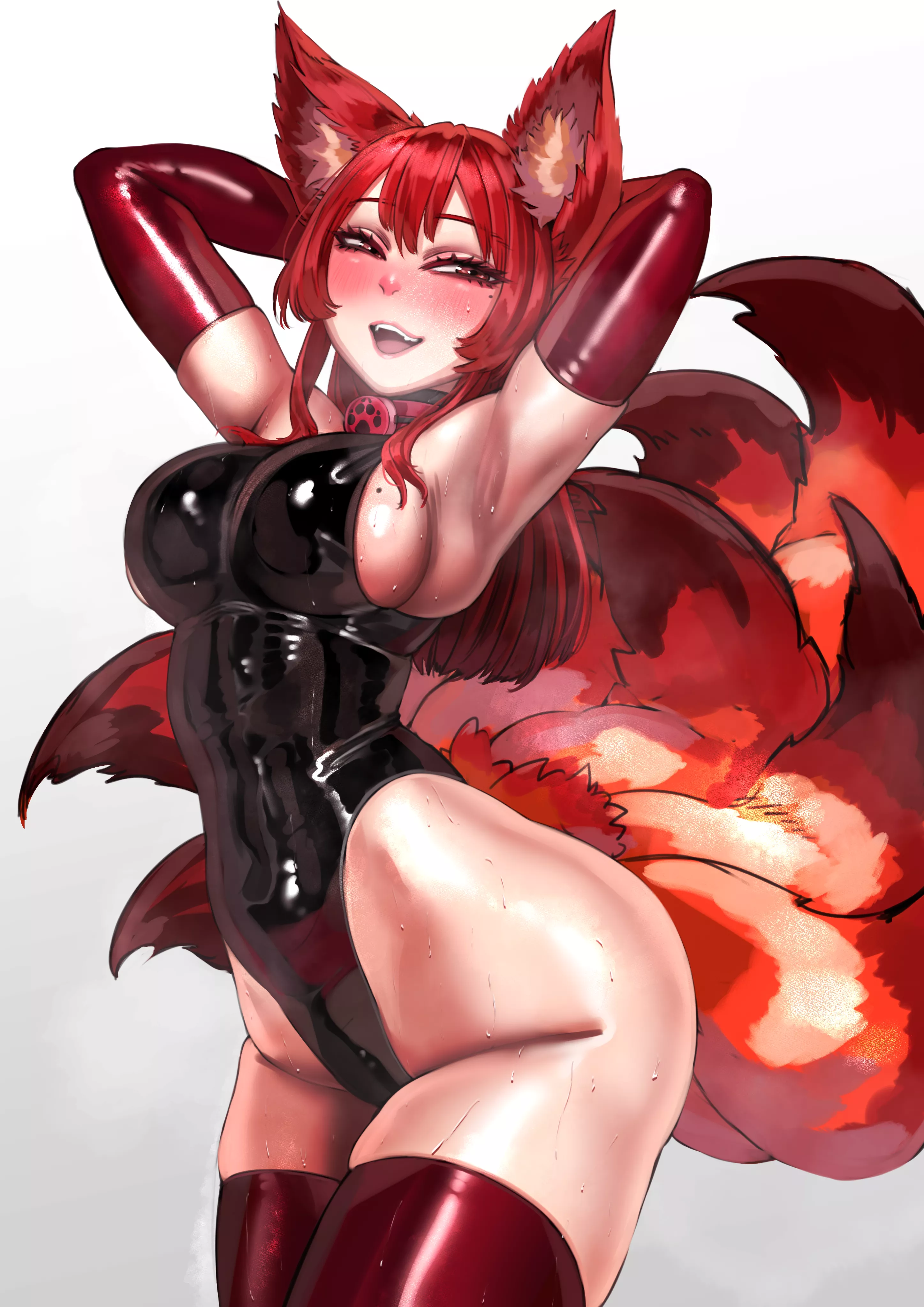 Hot Latex Leotard Foxy Beauty (Kilye Kairi) [Original]