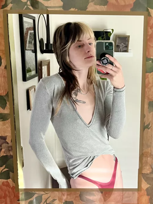 I love getting away w extra low cut v necks