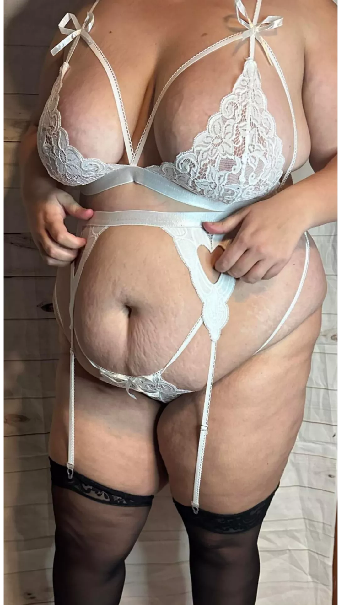 I wore my sexiest lingerie for you 😘