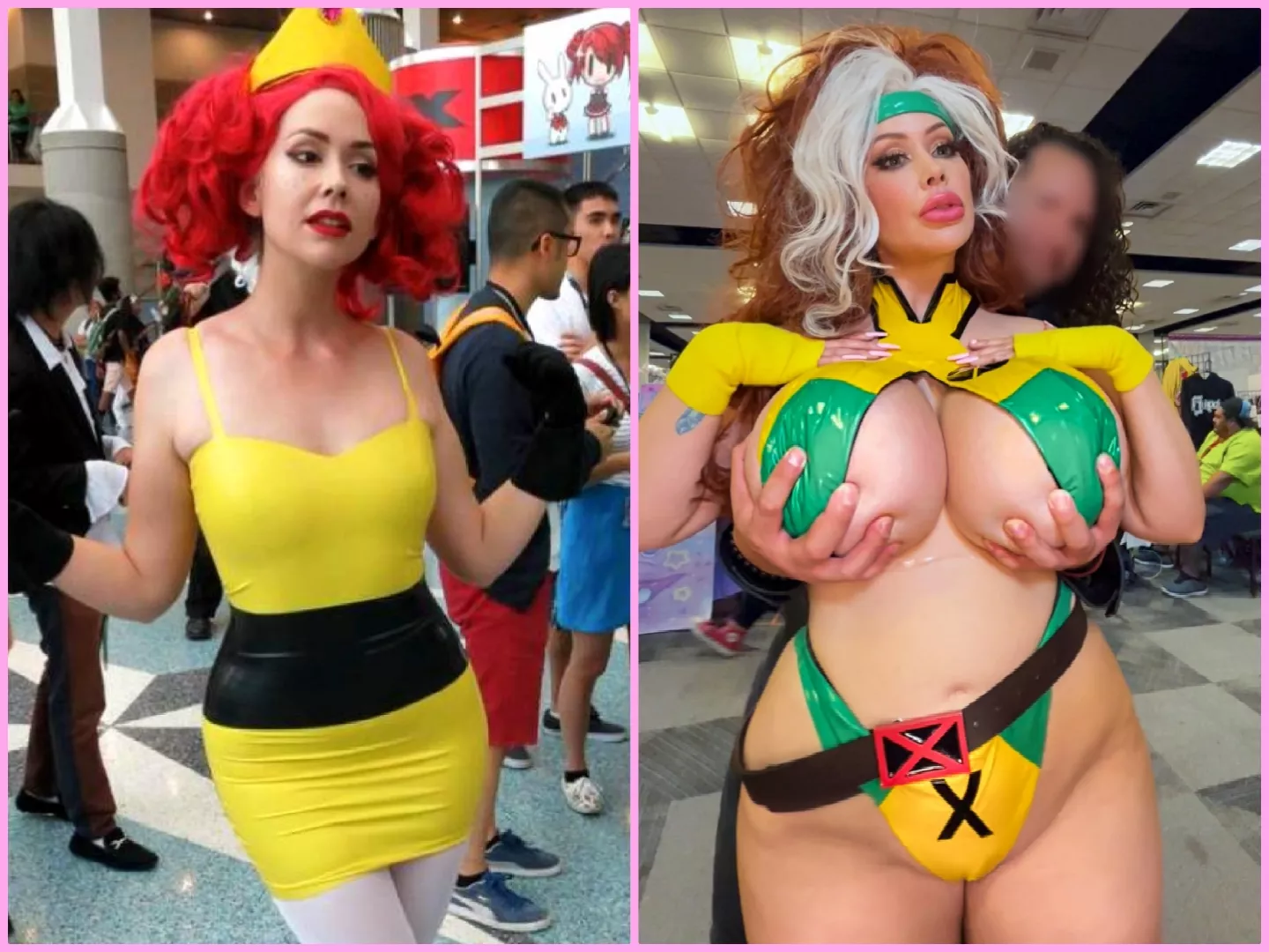 It wouldn't be nice of me not to let random guys play with my tiddies at the convention!