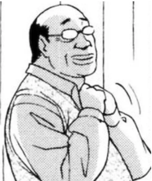 LF Mono Source: 1boy, opaque glasses, business suit, old man, ugly bastard, fat man.