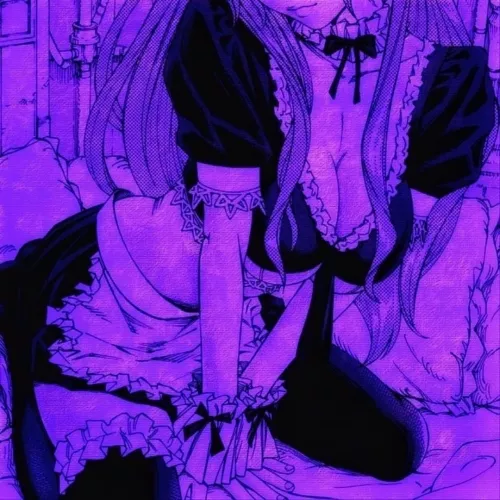 LF Mono Source: 1girl, medium breasts, bed, long hair, blonde hair, maid, stockings