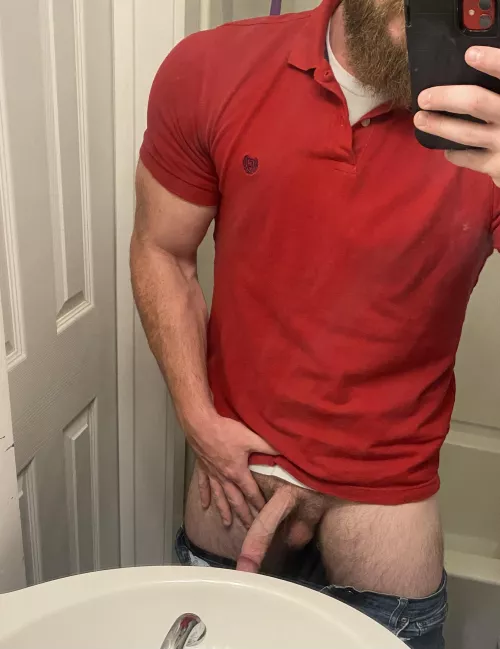 My beard and my cock