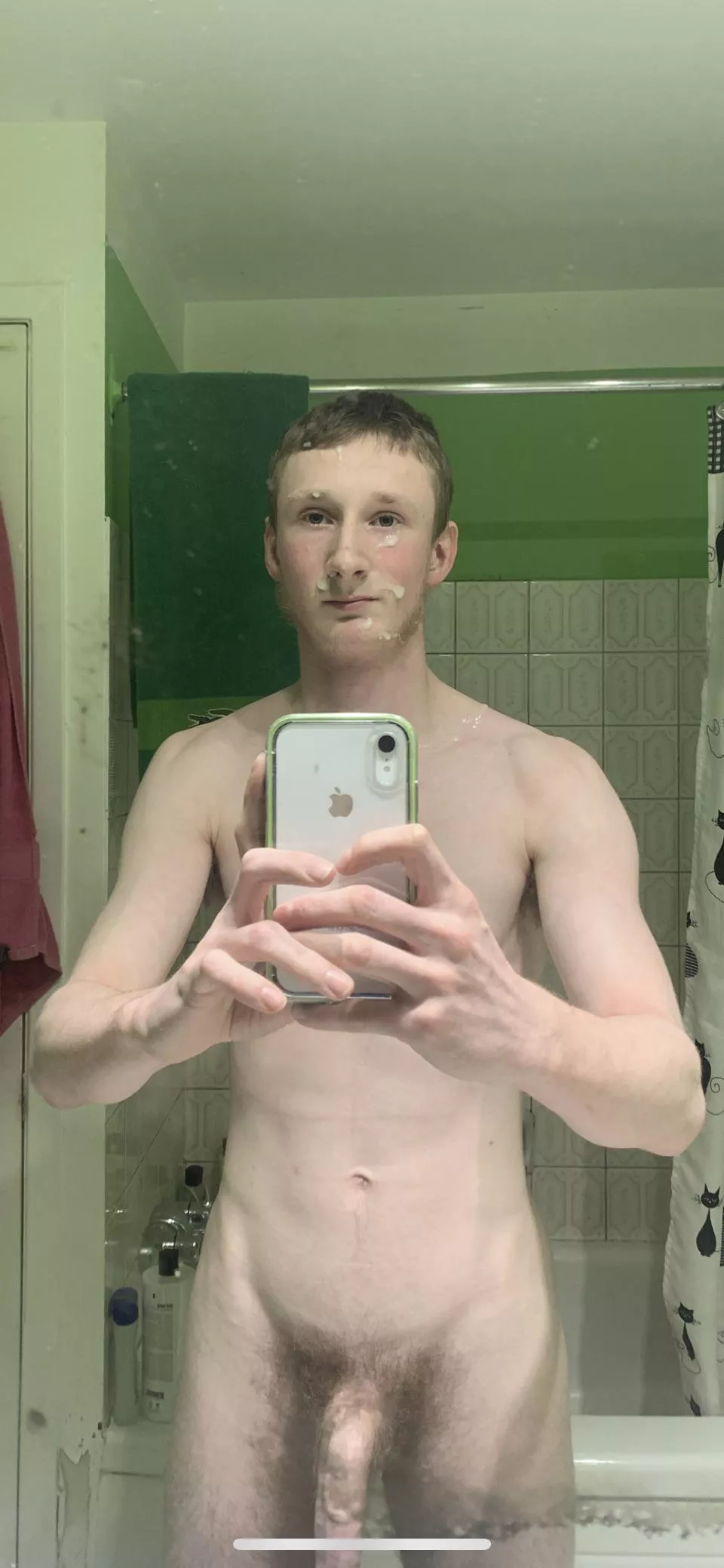 My friend had me suck his dick and then cummed on my face M19