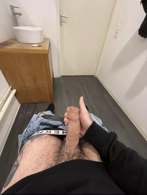 My uncut cock