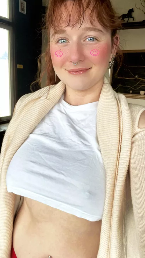 New nipple jewelry today 🤫