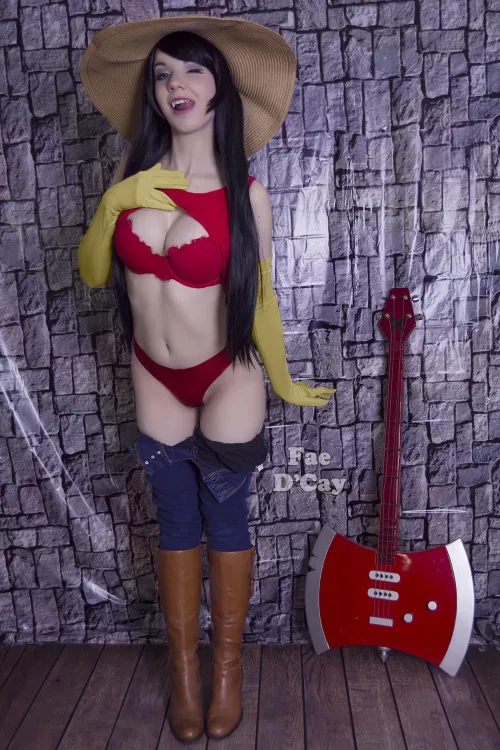 Red Lingerie under my cosplay