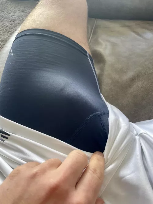 Running shorts always have an outline