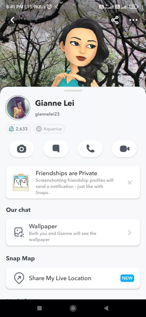 She sends add her giannele23