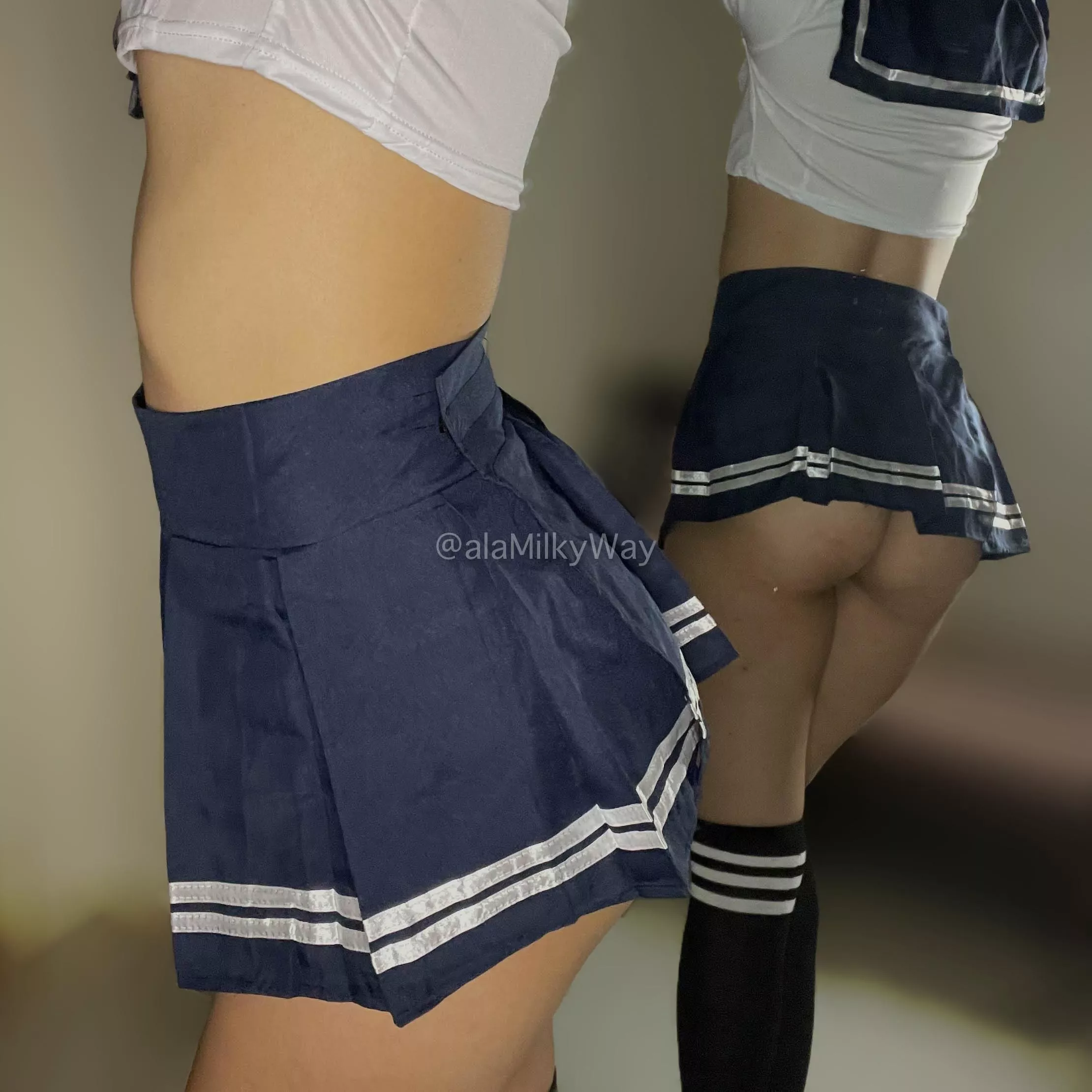 skirt might be a bit too short 🙈