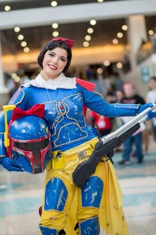 Snowba Fett cosplay
