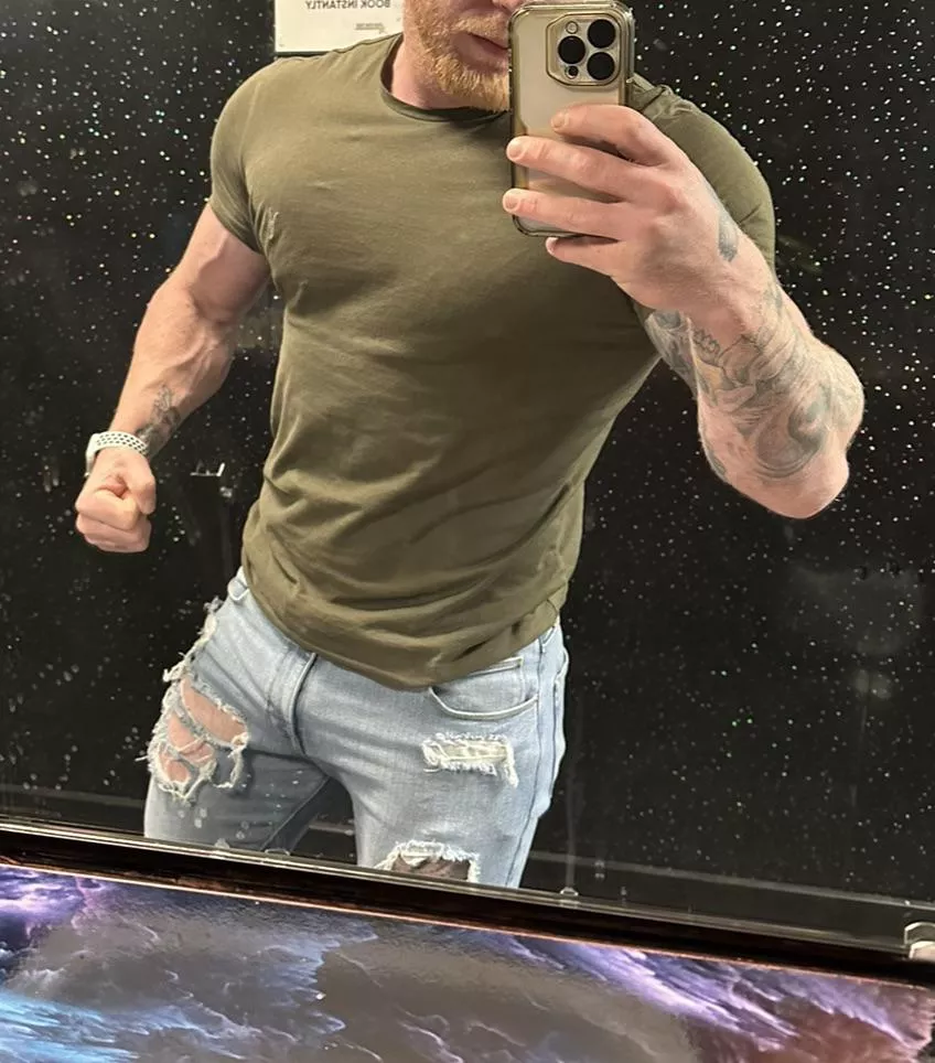 Sometimes I am out of gym clothes and actually wearing normal clothes