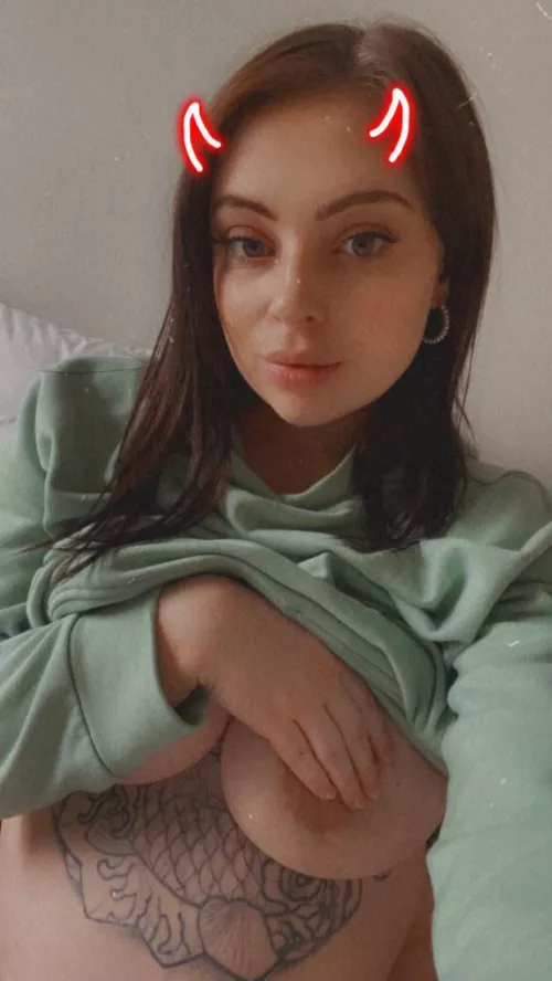 Super horny due to all these hormones haha!