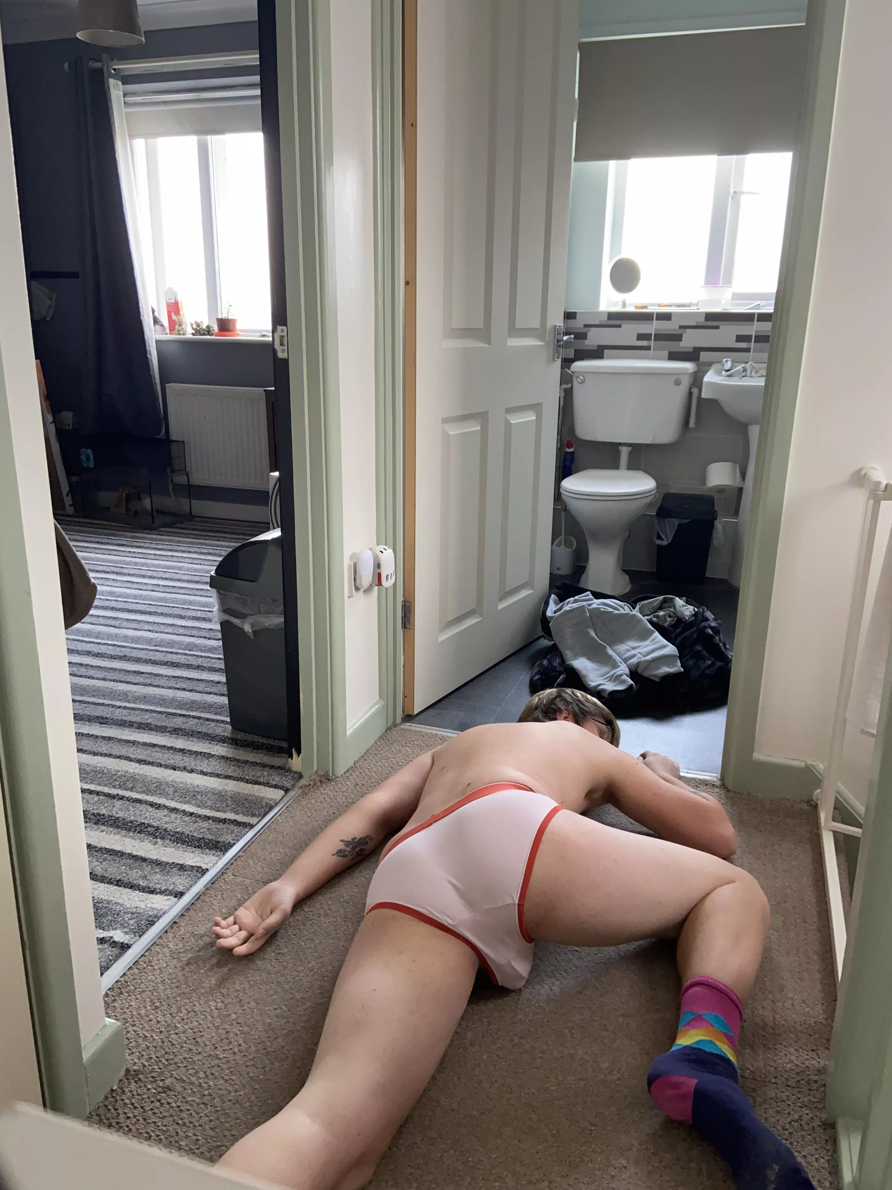 Waking up hangover fine undies